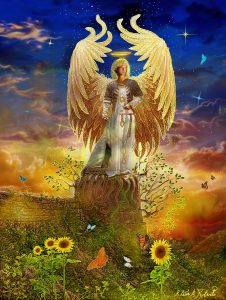 Archangel Uriel image, by Steve Roberts