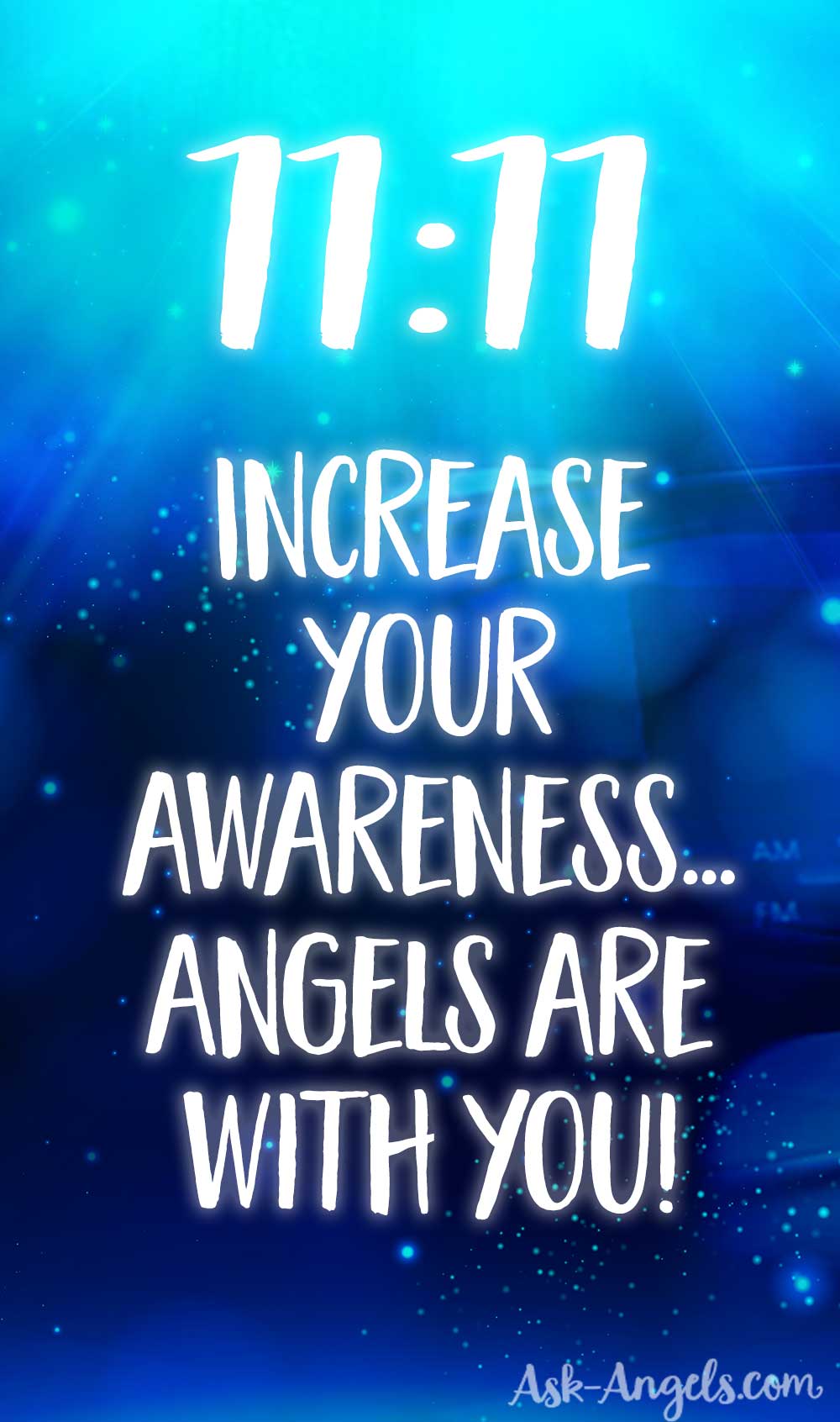 The Angel Number 1111 has many layers of meaning. It is often a sign of angels and a reminder to become aware and present so you can begin to experience the angelic energy and guidance that is with you. #11