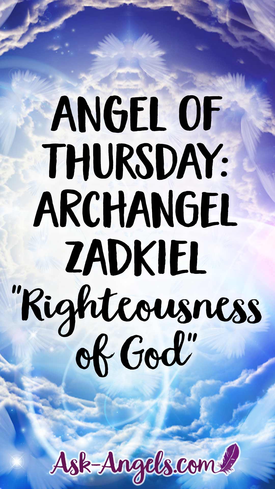 Angel of Thursday: Archangel Zadkiel - Righteousness of God