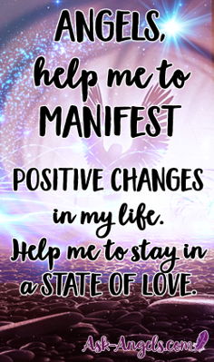 Love is your path to infinite possibility. Learn how to work with the angels to manifest positive changes in your life through staying in a positive state of love in this free angel message with Archangel Haniel. #angelmessage