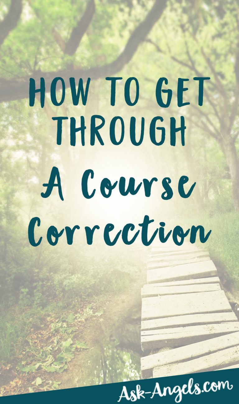 How to Get Through a Course Correction