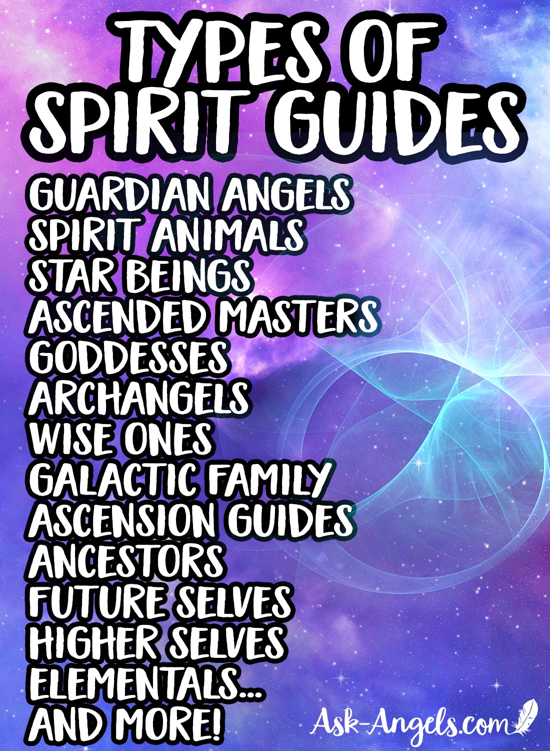 Types of Spirit Guides you may have on your spiritual team