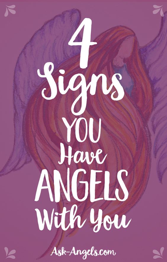 Want to know if you have angels with you? Here are the top 4 signs that yes you are in the presence of angels! #angelsigns