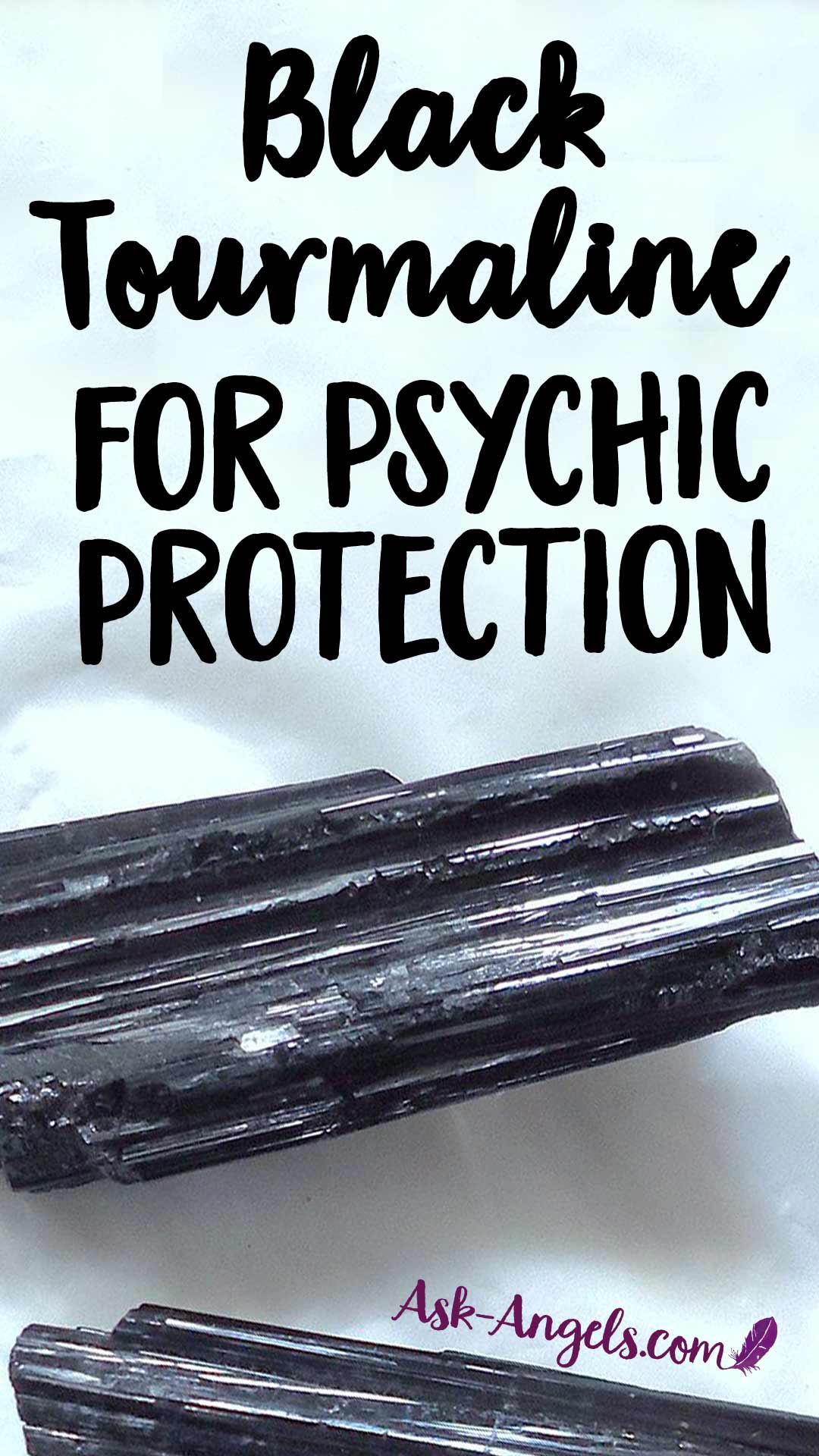 Learn how to use a Black Tourmaline crystal for powerful psychic protection.
