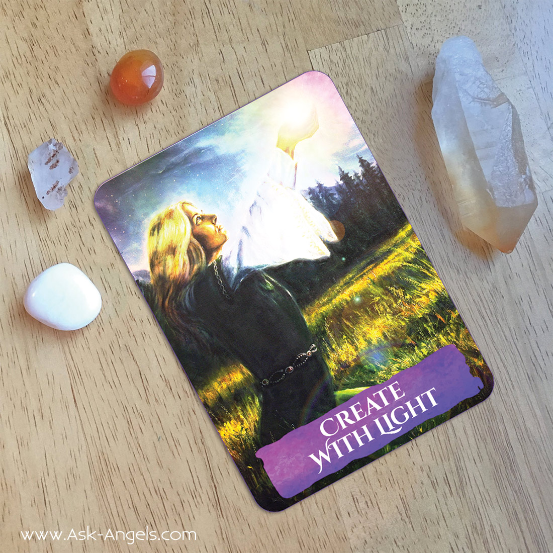 Create with Light- Ascension Angel Card