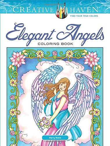 Elegant Angels Coloring Book