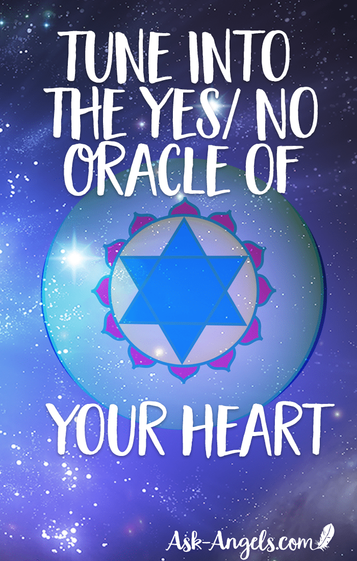 You have access to an inner source of guidance through your heart center. An inner ability to be your own oracle and receive direct messages, guidance and love from the Diving. Learn how to tune into the Yes/ No Oracle of Your Heart Center here now! #oracle #guidance #heartcenter