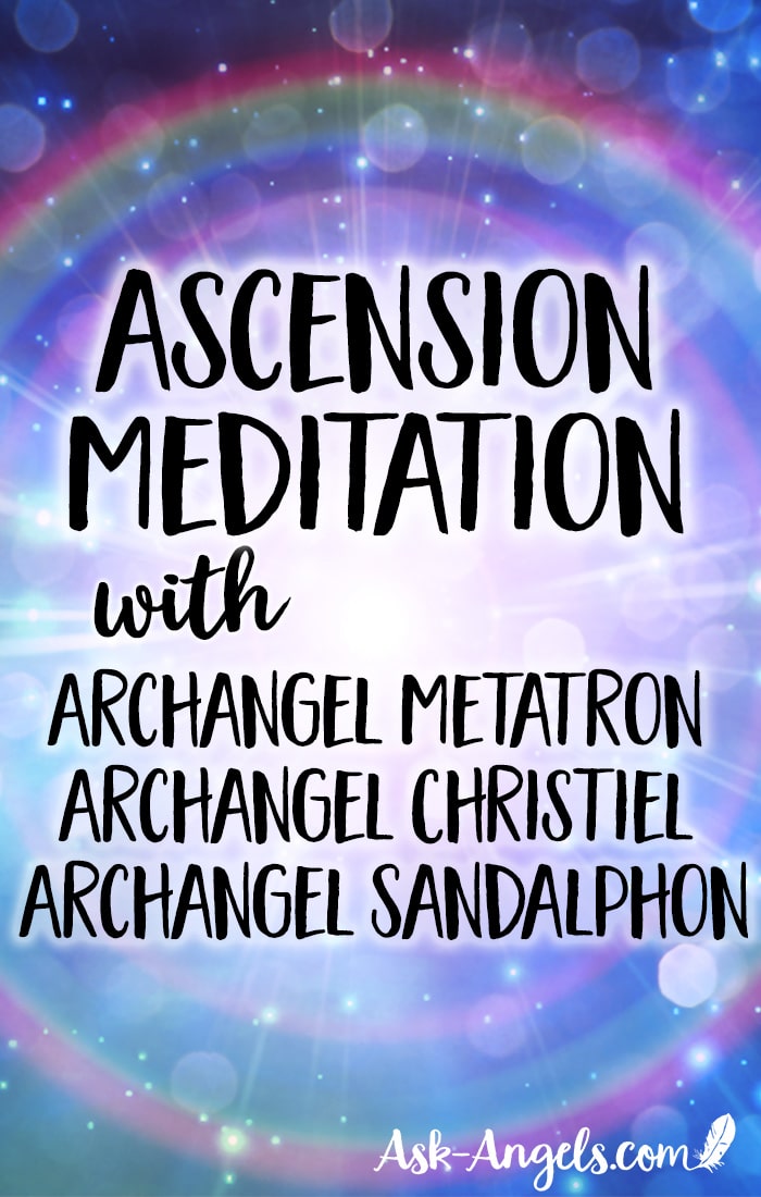 Brilliant Ascension Angel Meditation channeling with Archangel Metatron, Archangel Christiel, and Archangel Sandalphon. Lift in love to experience the bliss of the angelic realms and your highest Divine Truth. #meditate #ascend #lightandlove