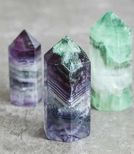 Fluorite is sometimes called “the Genius Stone” because it brings mental clarity and supports both hemispheres of your brain in working together harmoniously. Its a wonderful crystal for your office desk or workplace.