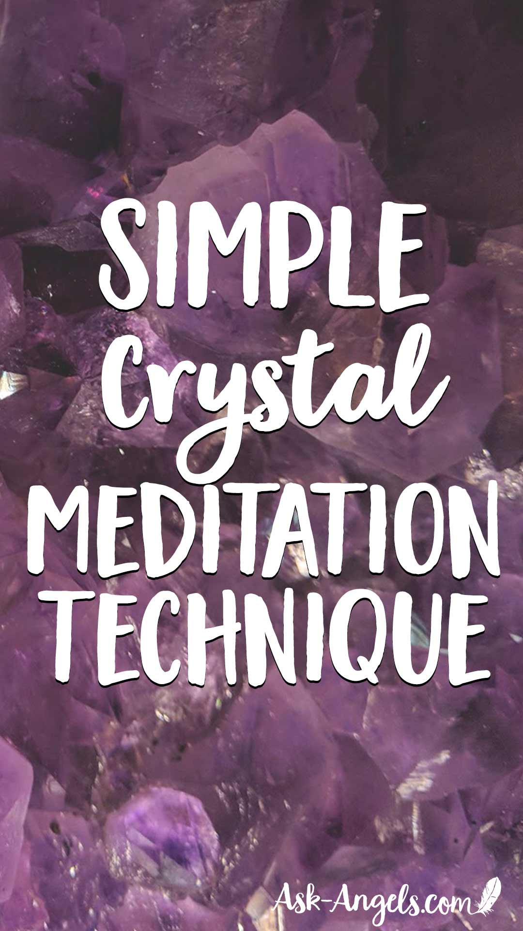 Learn a simple crystal meditation technique for tuning into crystalline energy and elevating your meditation experience now!