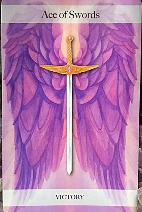 Ace of Swords Card from the Angel Tarot