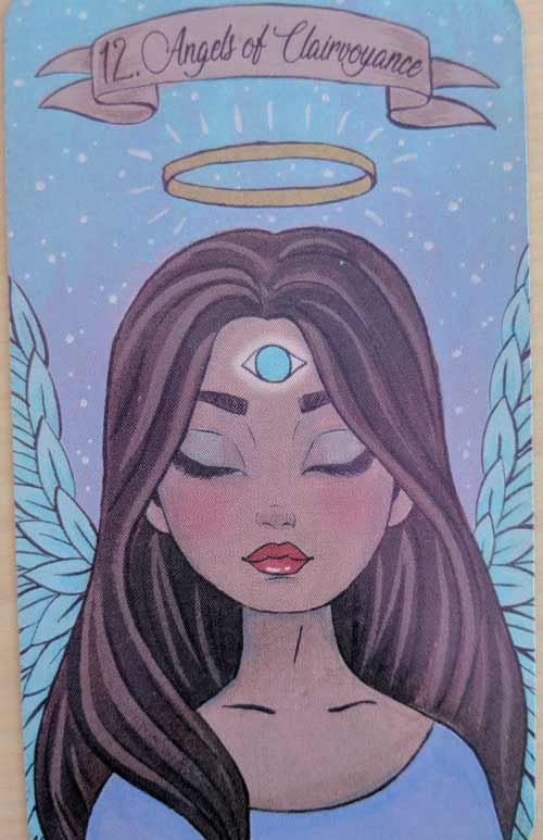 Angel of Clairvoyance from the Intuitive Beauty Angel Deck