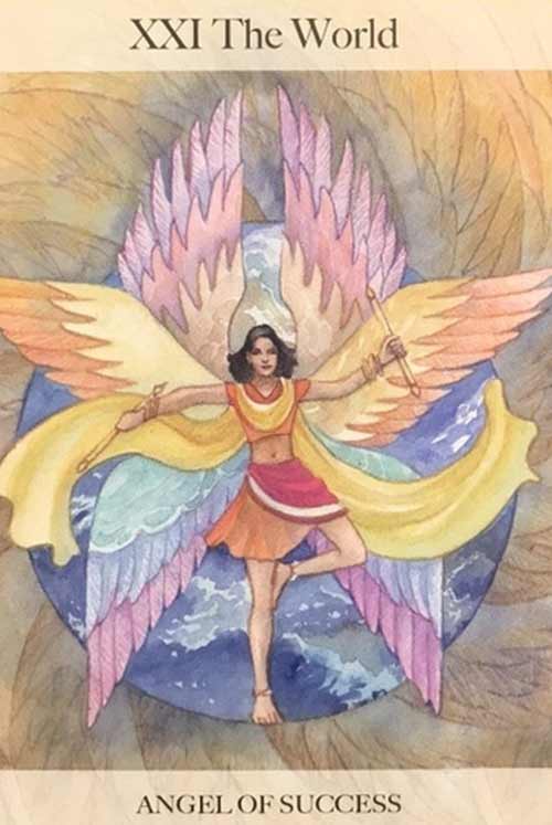 The World Card from the Angel Tarot