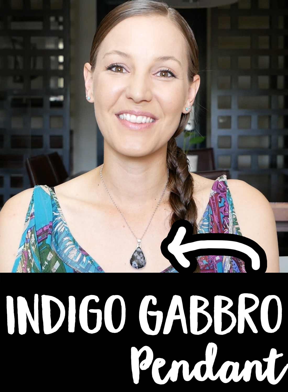 Indigo Gabbro Pendant