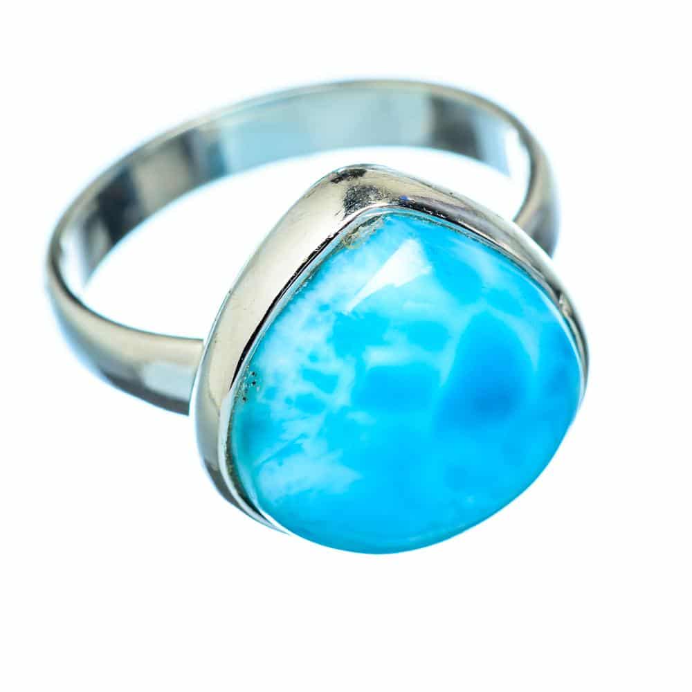 Larimar Ring - Crystals for Travel