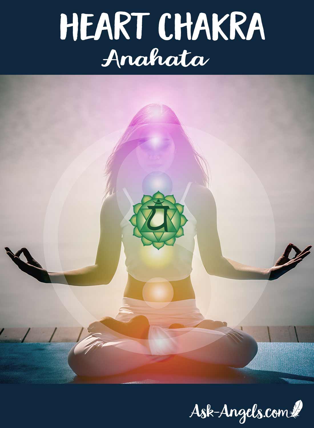 Your heart chakra is the center point if your 7 chakra system and brings balance and harmony to your entire chakra system.