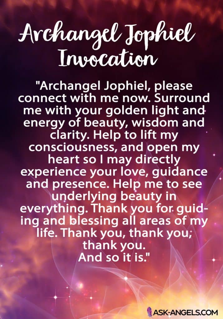 Archangel Jophiel of Beauty, Creativity, and Insight